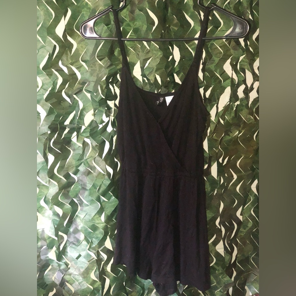 Divided Black Romper